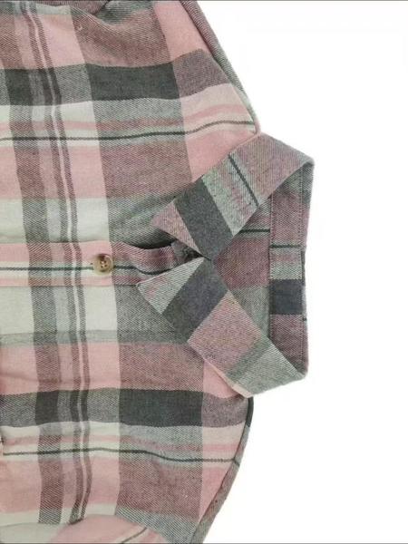 Color Block Plaid Collared Shirt Jacket, Wide Loose Casual Shirt for Everyday Wear, Versatile Layering Top for Women Color Block Plaid Collared Shirt Jacket, Wide Loose Casual Shirt for Everyday Wear, Versatile Layering Top for Women