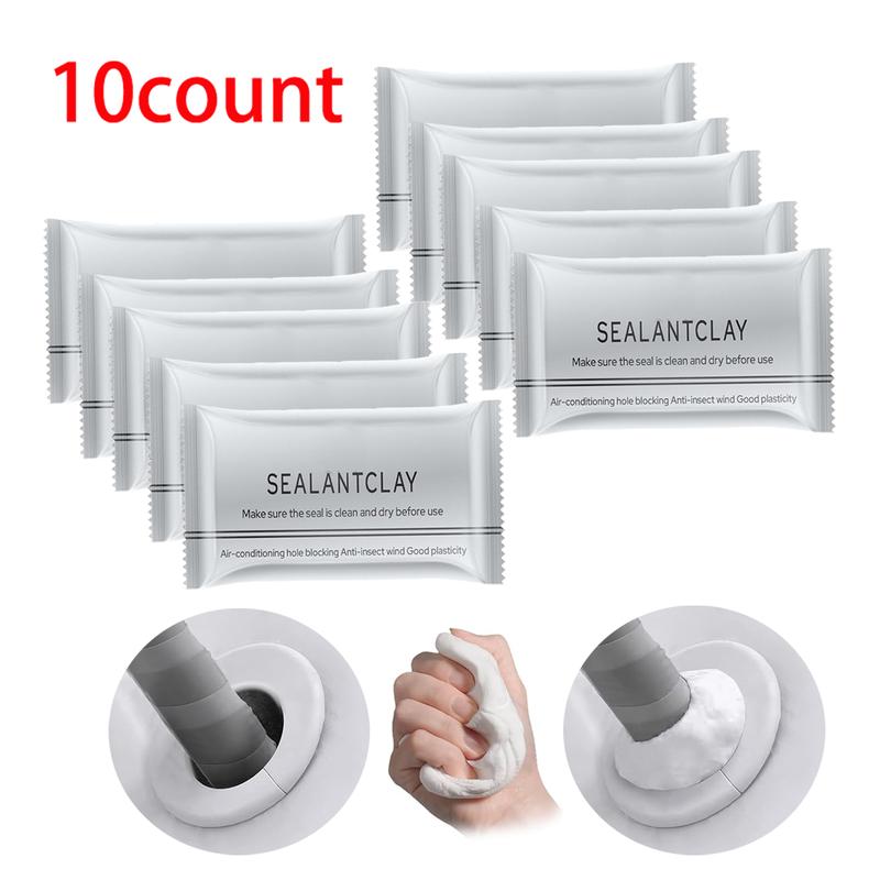 10Count Waterproof Sealant Mastic,Quick Mending Mud,Repair Wall Holes,for Drain Connection,Wall Hole,Air Conditioning Hole Waterproof Seal Putty.MirrorZone. 10Count Waterproof Sealant Mastic,Quick Mending Mud,Repair Wall Holes,for Drain Connection,Wall Hole,Air Conditioning Hole Waterproof Seal Putty.MirrorZone.