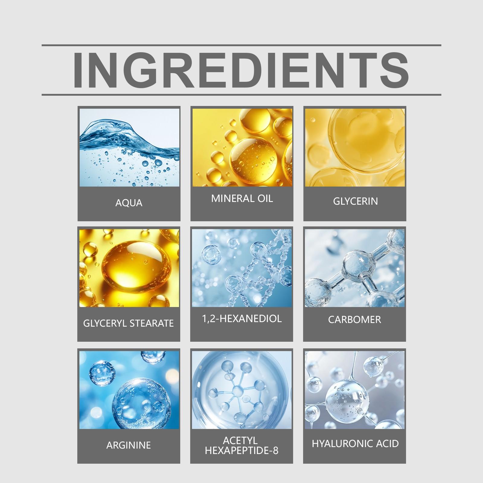 Moisturizing Face Cream, Hydrating Facial Care, Smooths Skin Texture, Enhances Elasticity, Clearer Lines, Soft & Silky Application