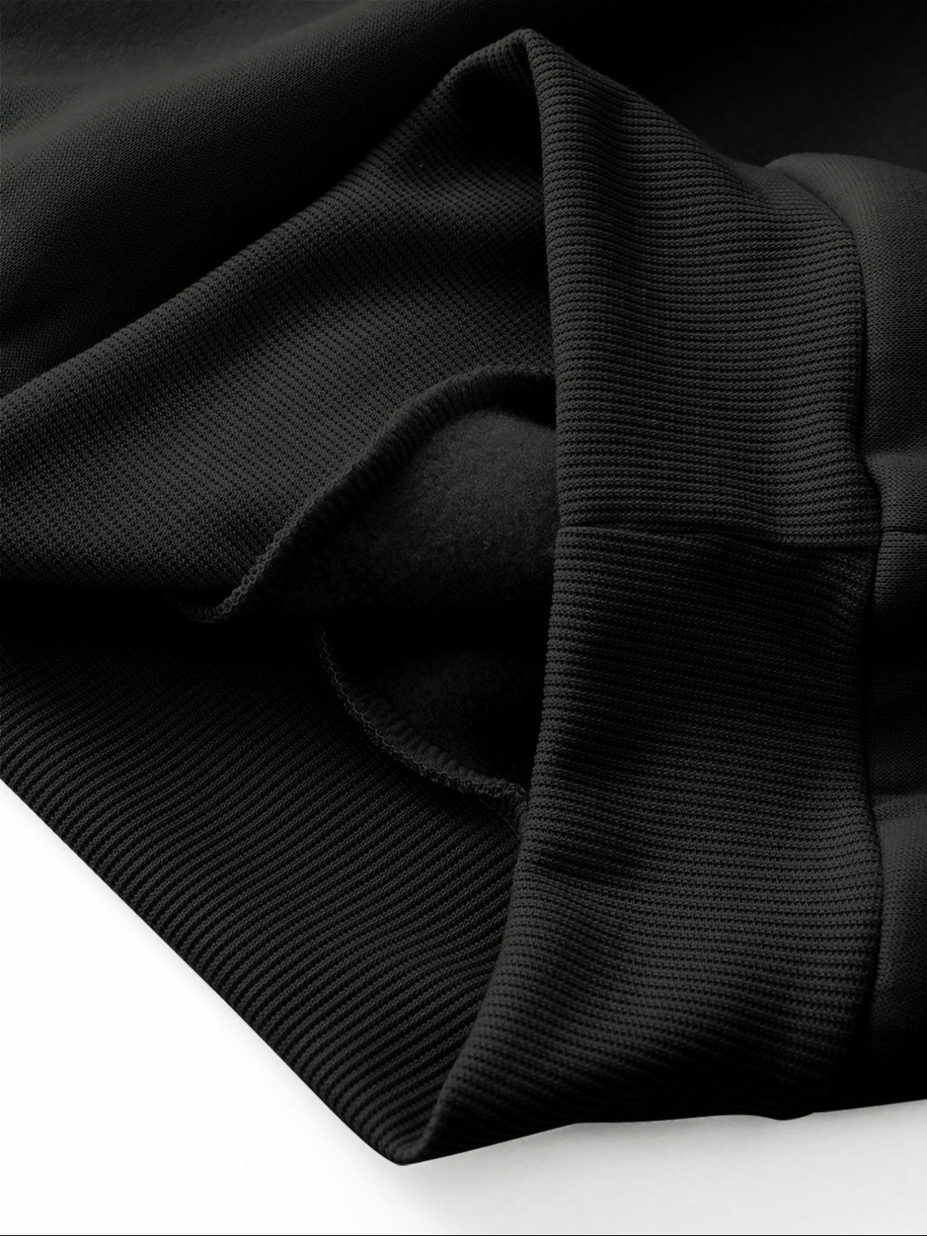 Men's fleece pullover high neck long sleeved sweatshirt,  round neck sweatshirt, basic casual Fitted long sleeved pullover sweatshirt, comfortable and warm round neck sweatshirt for autumn and winter, can be worn on the outside or on the inside