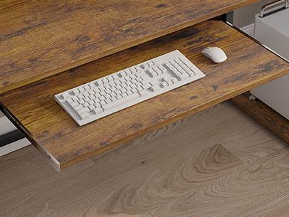 SEDETA 101.5 in. U-Shaped Computer Desk Reversible L-Shaped Desk  L-Shaped Executive Desk, Large Office Desk with Drawers and Lateral File Cabinet, Business Furniture with Storage Shelves, Modern Computer Desk for Home Office