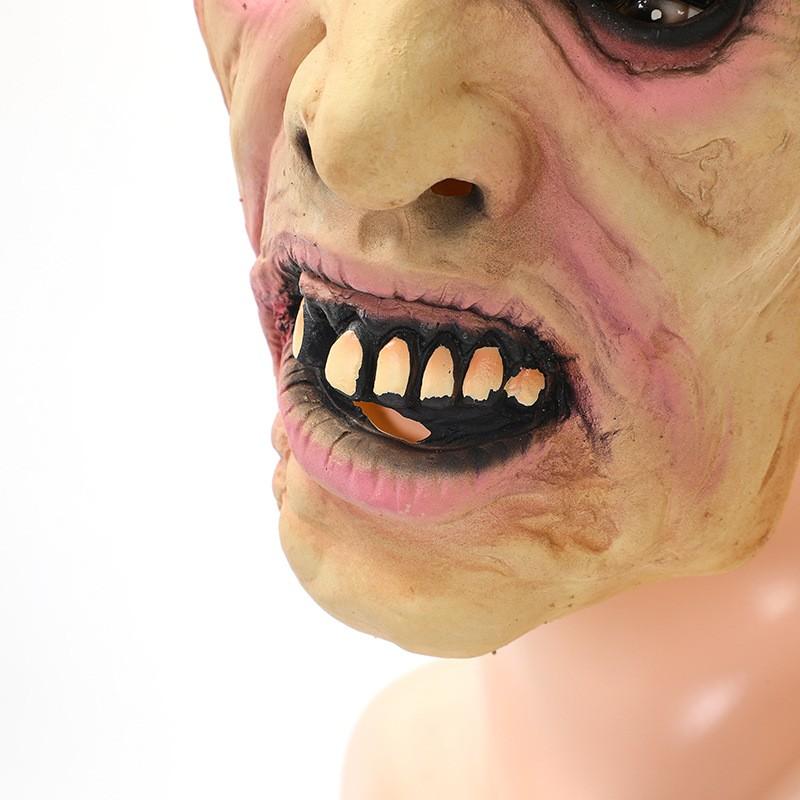 Ultra-Realistic Zombie Mask, Halloween Prank Tool, Reusable Horror Face Mask, Spooky Party Accessory, Twin Pack for Haunted House Fun