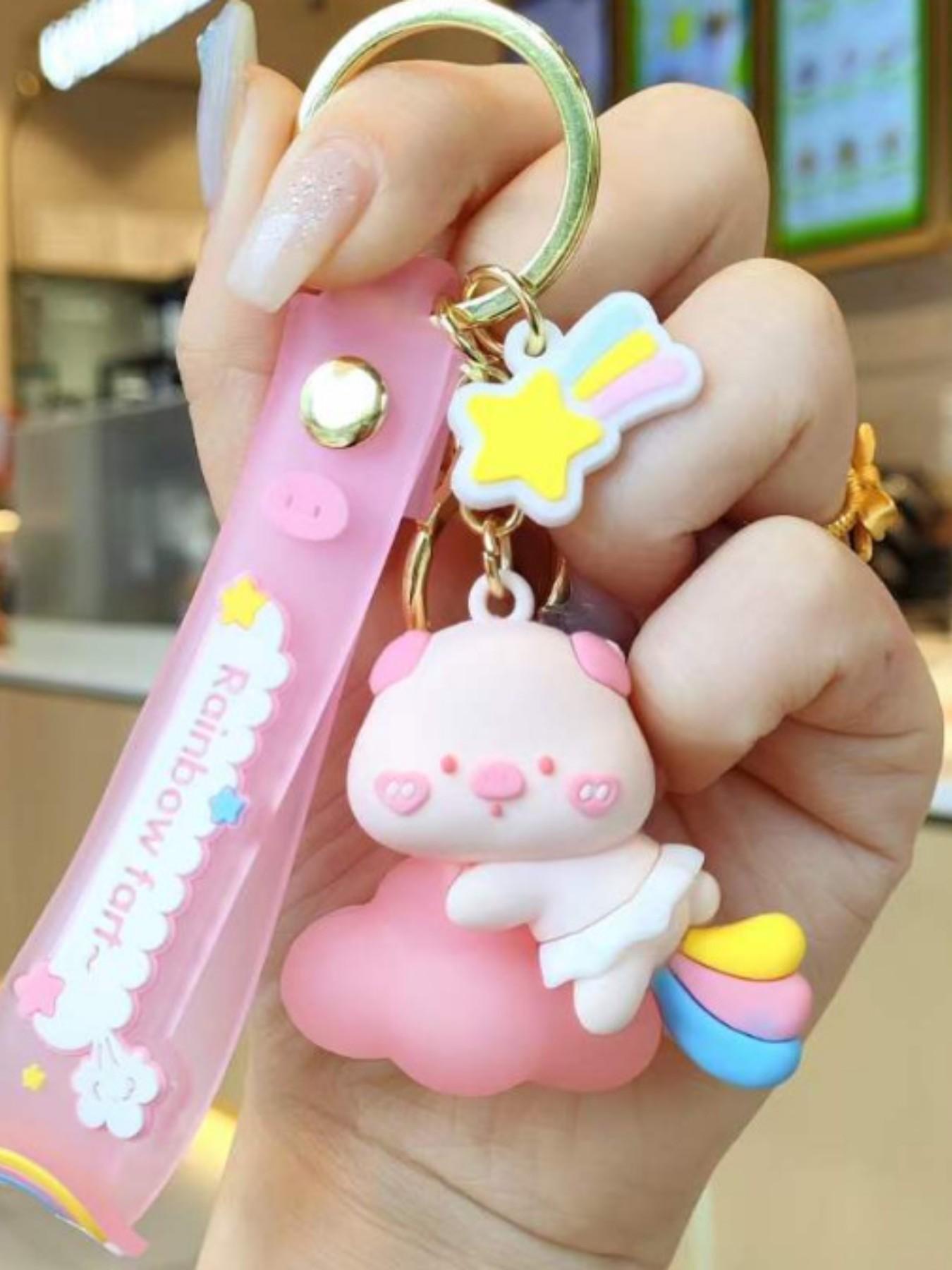 Creative Cartoon Resin Keychain, Unisex Backpack Charm, Arcade Machine Pendant, Night Market Gift, Wholesale, Cartoon Keychain