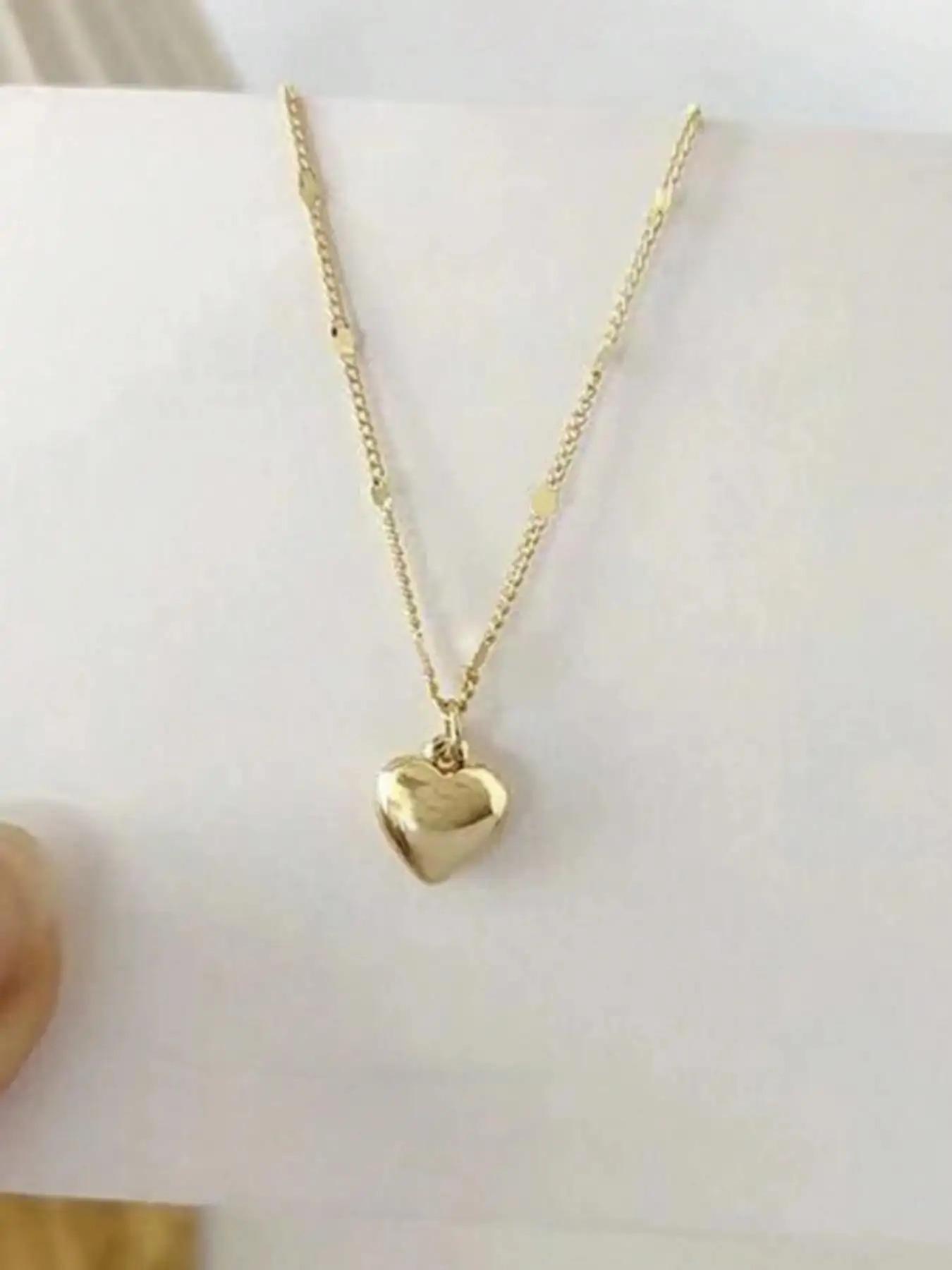 Must-have for commuting! Exquisite heart necklace is eye-catching