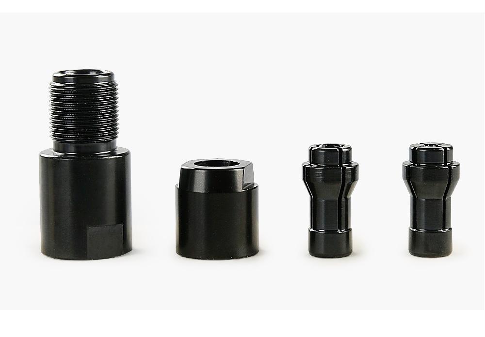 LOZLIN 3MM & 6MM (1/8" & 1/4") Angle Grinder to Straight Grinder Adapter - 5/8-11 Thread Converter for DeWalt/Makita - Accessories for Rotary Bits Power Tools Hardware