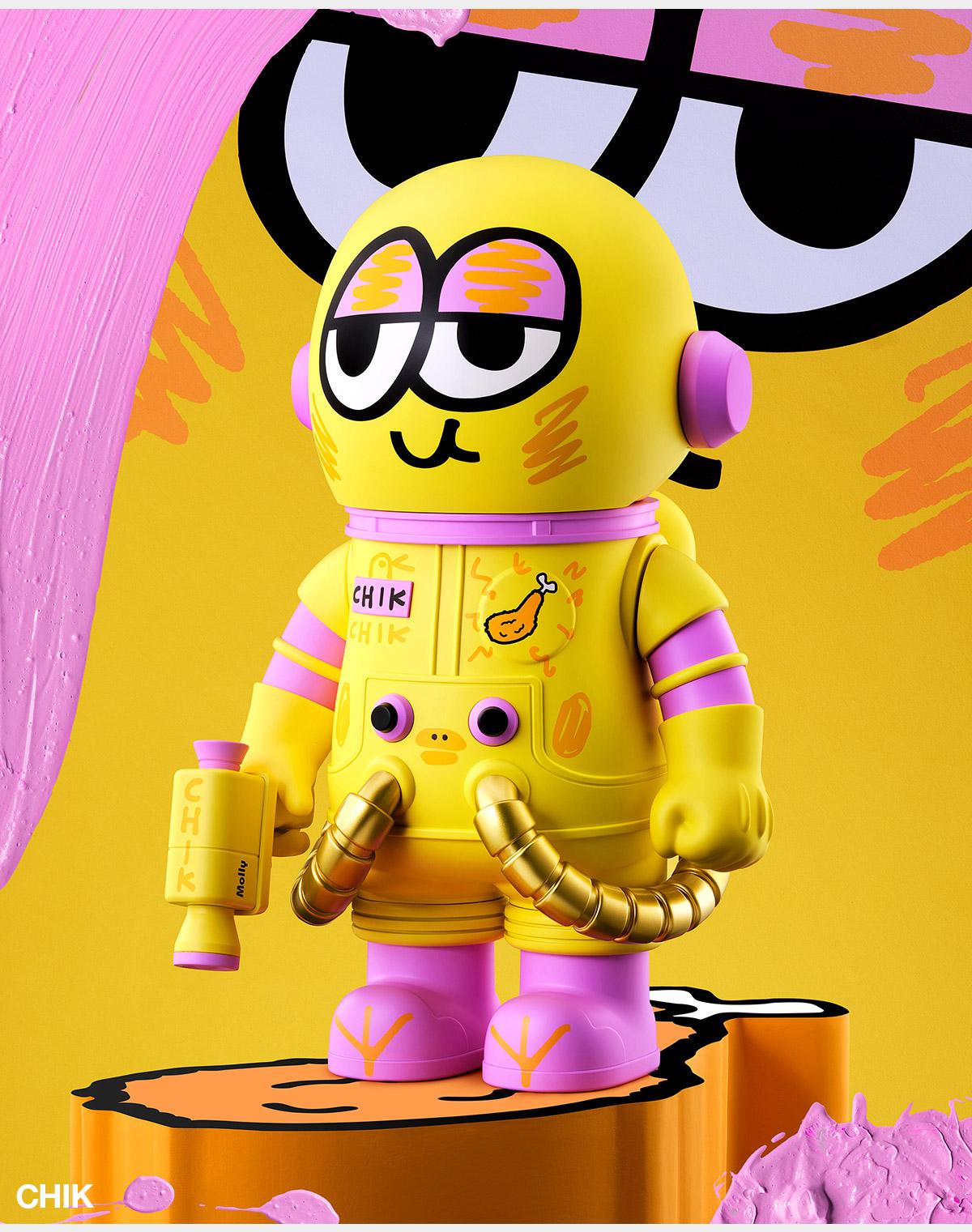 Unboxing-MEGA SPACE MOLLY 400% JON BURGERMAN SPACE CADETS Series-3.0