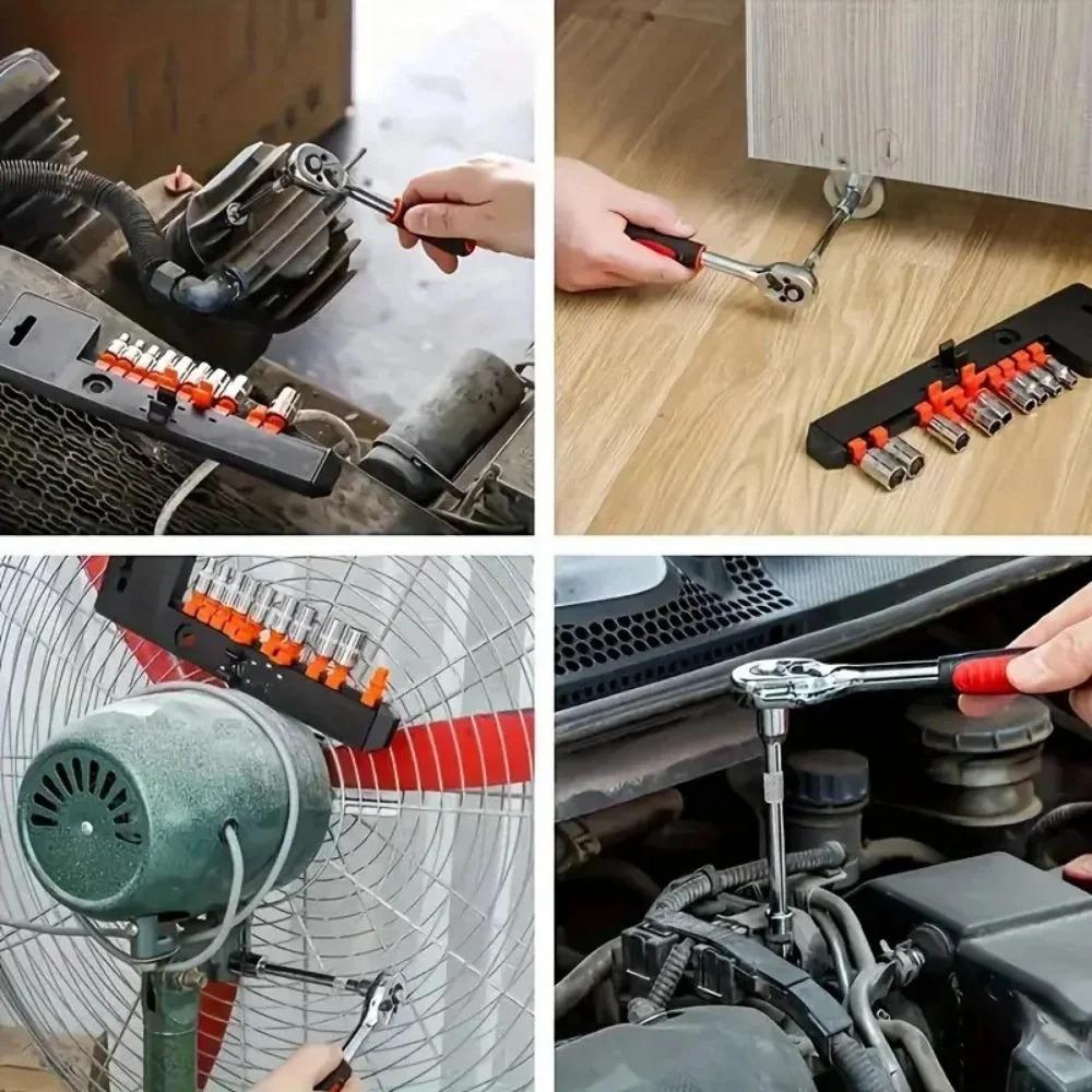 12 Pcs Set Wrench Socket Set Motorcycle Bicycle Repairing Tool Hardware Car Boat Auto Repair Tools Bike Multitool Bike Tool Kit