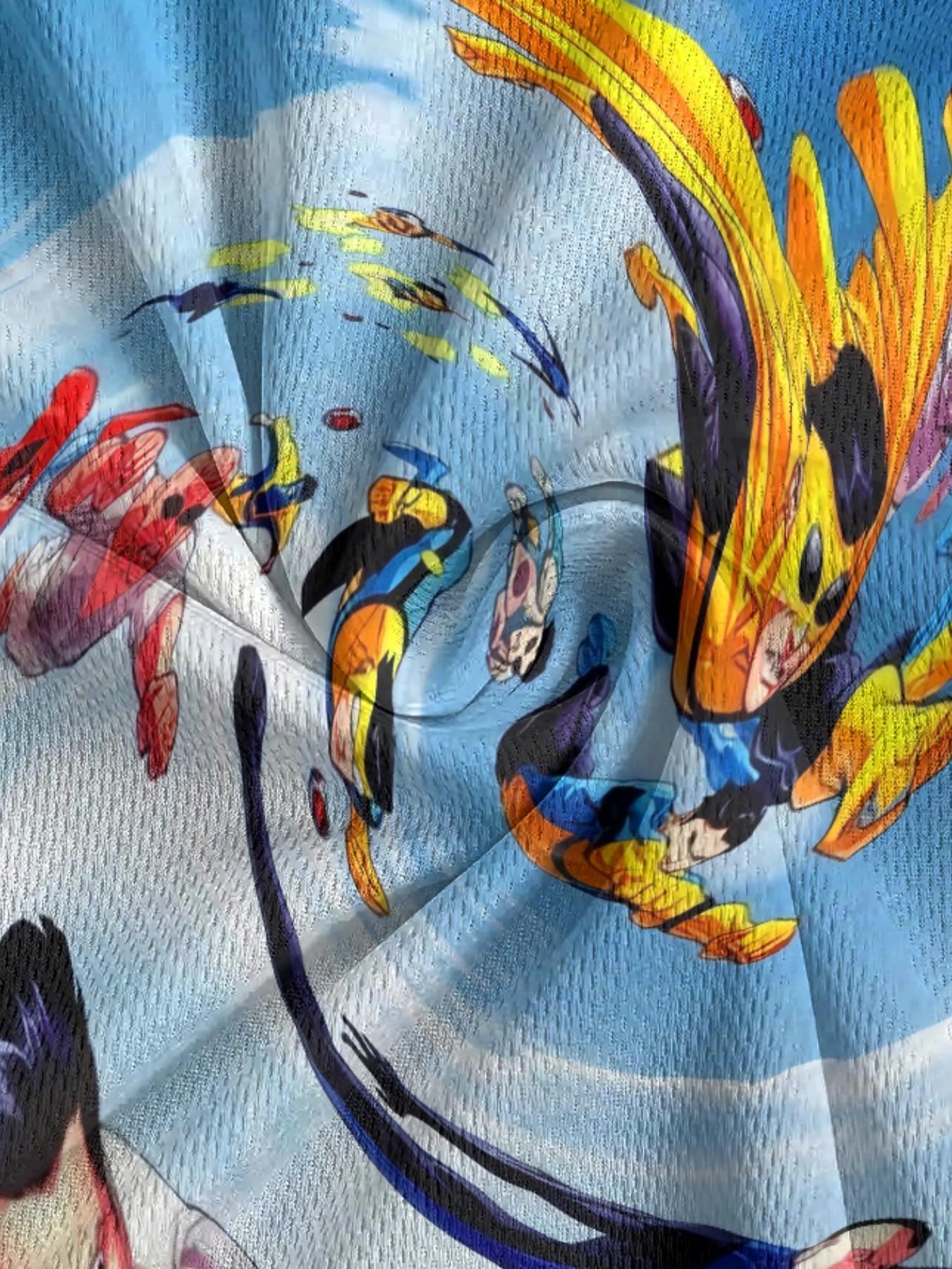 Boys' Superhero Costume Set, Casual Fitted Shorts Suit, All over Print, Perfect for Outdoor Activities, Birthday & Holiday Gifts