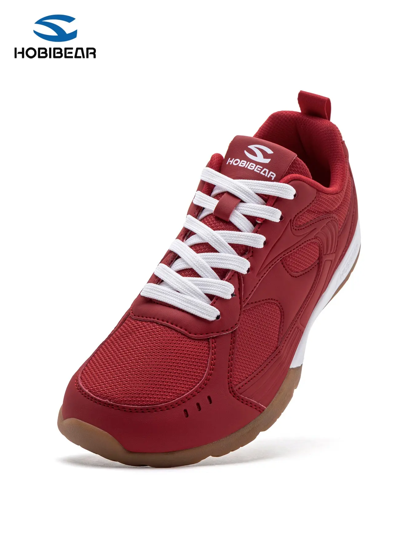 Hobibear Wide-Head Retro Casual Sneakers for Men and Women, Breathable Mesh and Synthetic Leather Patchwork, Rubber Outsole, Comfortable Daily and Running Shoes