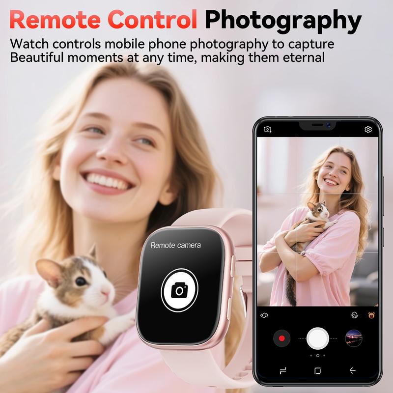 Smartwatches for Men and Women (Call Answering/Dialing Function), 1.83-inch HD Display, Built-in Pedometer, Multiple Sports Modes, Fitness Watches for Android/iPhone Users, Birthday/Halloween/Christmas Gifts/Decoration.