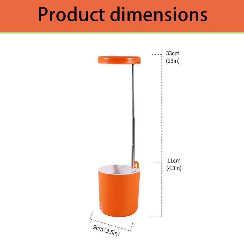 Mini Hydroponic System, LED Grow Light, Grow Light, Comes with a cup base, Full Spectrum & 3/9/12H Auto Timer, Less Water, Grow Light for Year-Round Herbs, Flowers, Vegetables in Home, And Perfect for Kitchen Office - Round Harvest in Small Spaces.