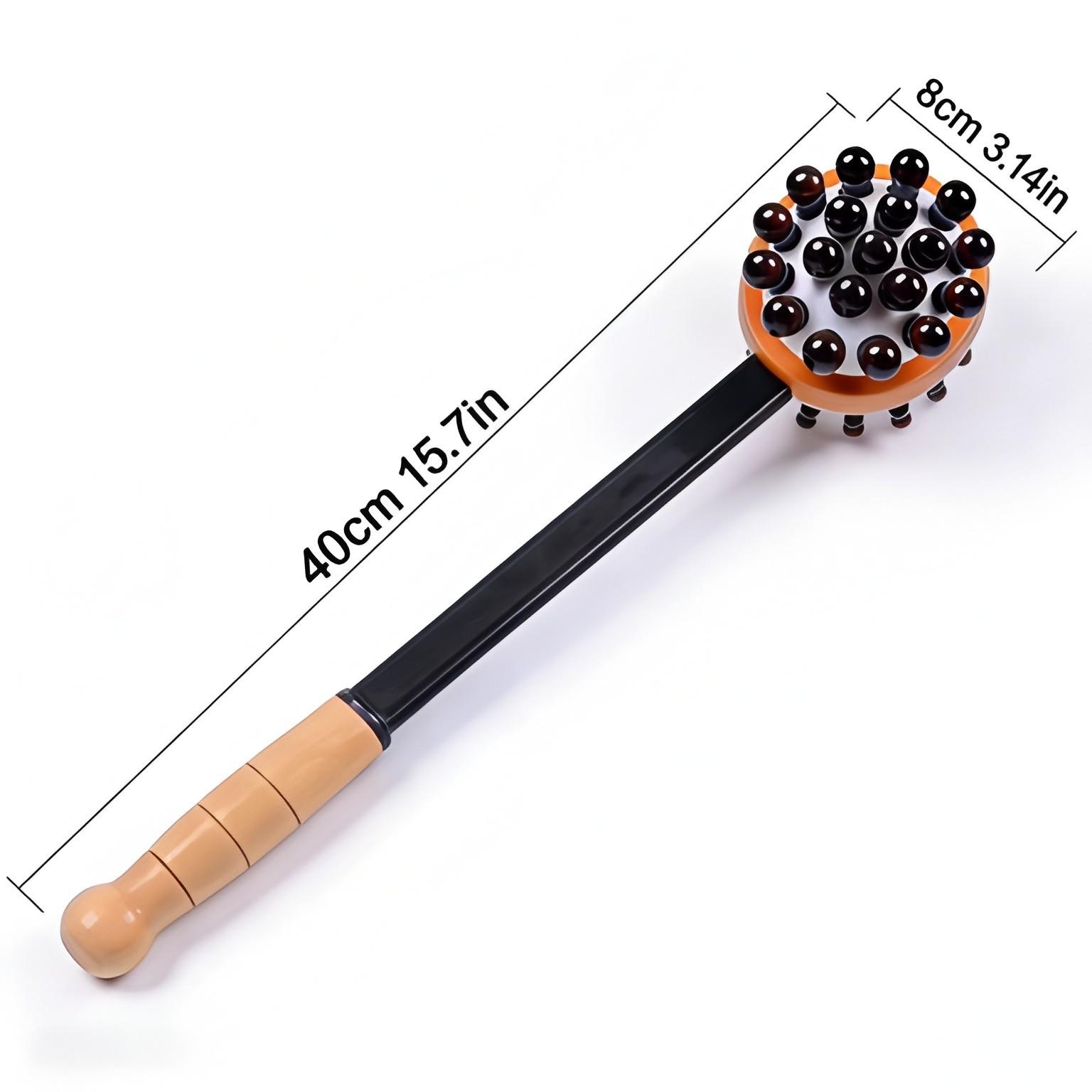 Wooden Health Massage Stick, Handheld Full Body Massager, Acupressure Hammer, Relaxing Therapy Tool, Ideal for Pain Relief