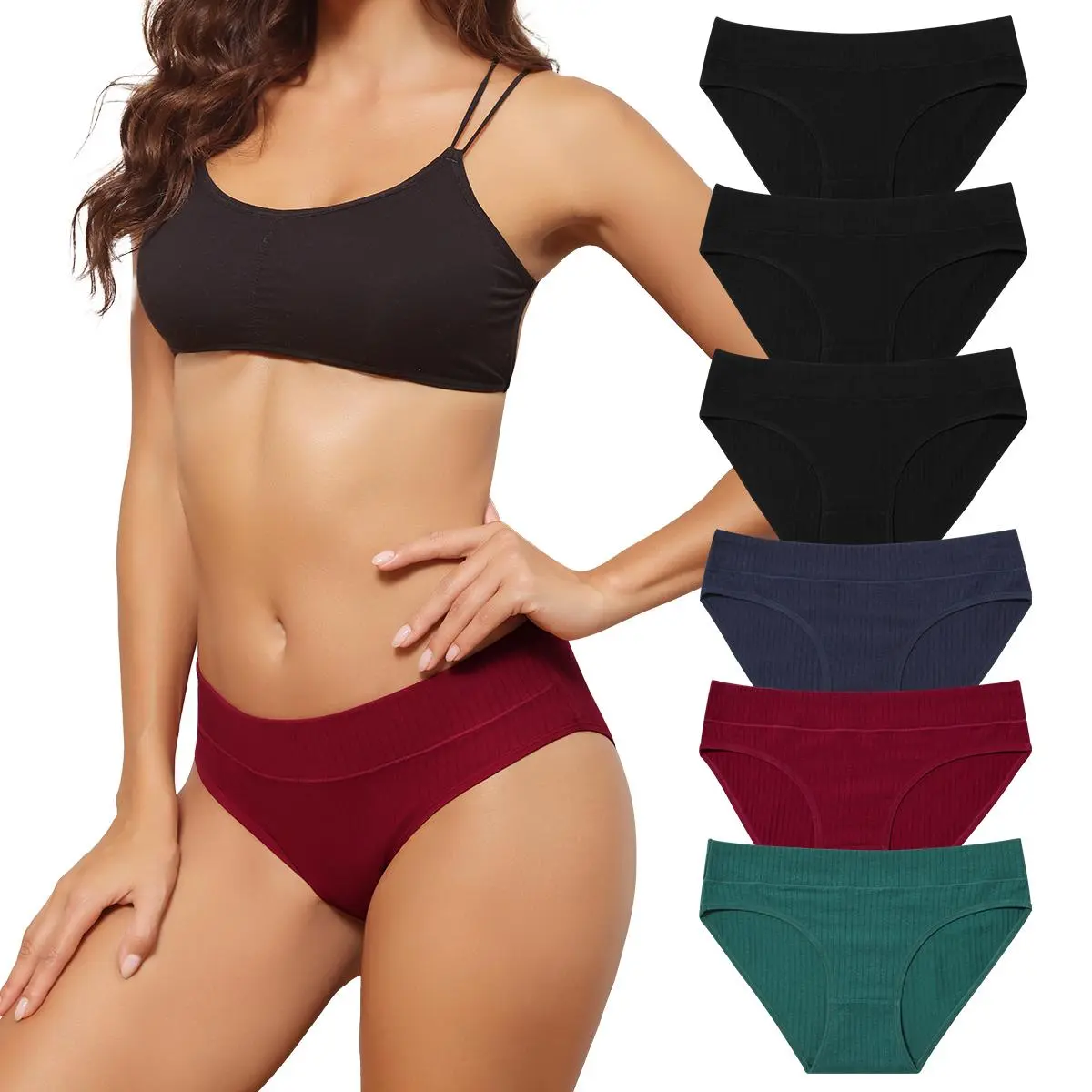 6 pack multicolor d