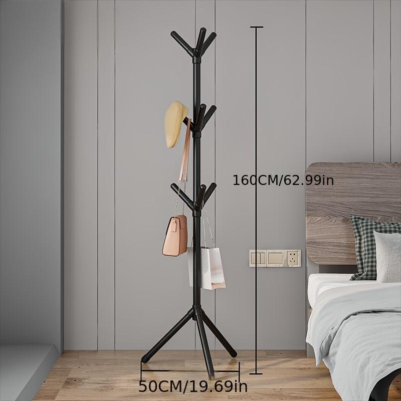 Modern space-saving multi-functional vertical hanger - equipped with a single rod suspension system, suitable for bedrooms, corridors, and small apartments, easy to assemble, minimalist Nordic style