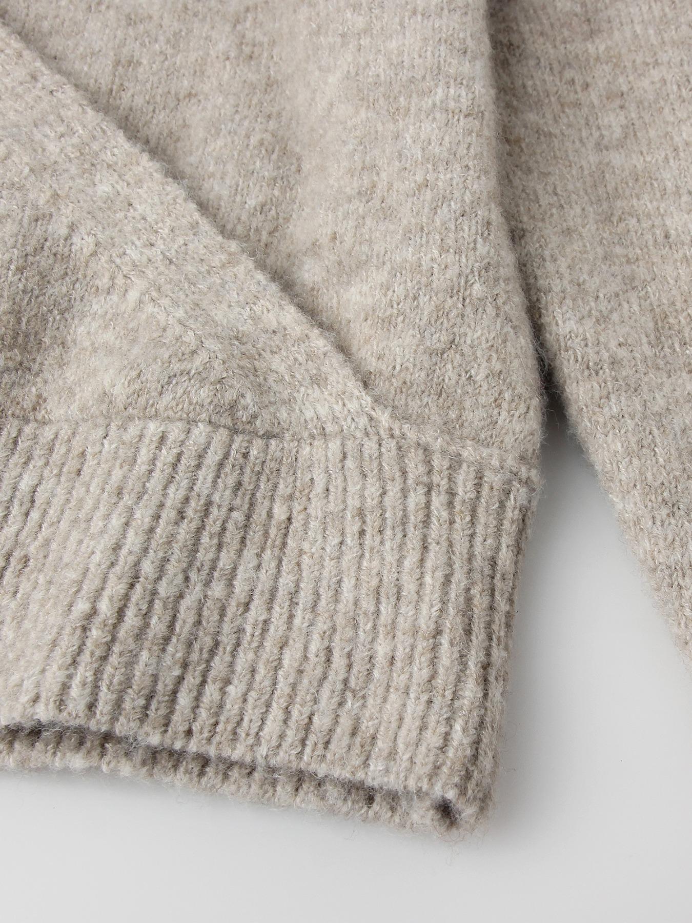 Autumn Winter Pullover Sweater with Waistband, Knitwear, Stylish Knitted Top for Women, Casual Fashion Essential, Comfortable and Warm