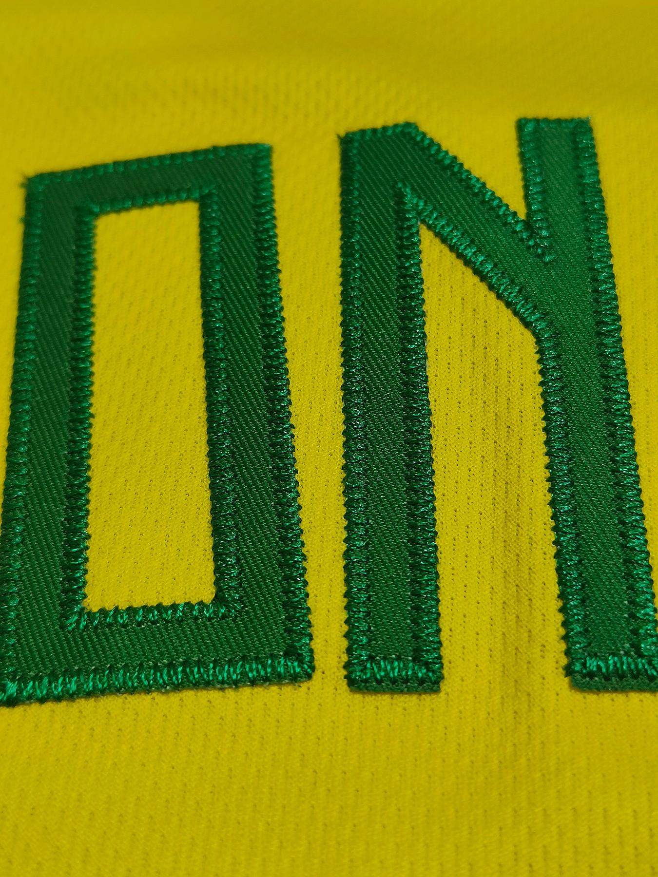 Brazil National Team Retro Soccer Jersey, Classic #9 Embroidered Shirt, Casual Loose Fit for All Seasons, Must-Have Fan Gift, Football Jersey