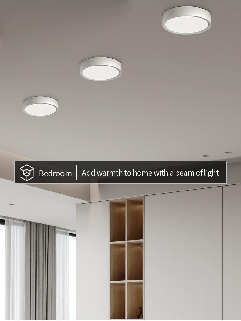 LED Small Ceiling Light, Ultra-Thin Surface Mount Cylinder Lamp, Round Pendant Light, Hallway Light, Entryway Corridor Ceiling Spotlight