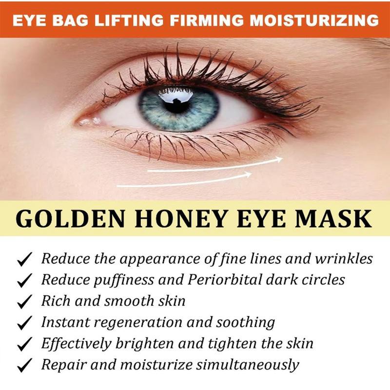 24k Gold Hyaluronic Acid Moisturizing Eye Mask, 60pcs/set Tightening and Lifting Eyecare Patch, Brightening & Firming Eye Sticker, Hydrating Beauty & Personal Eye Care Product, Hydrate Skincare Products, Christmas gifts, New Year gifts, Black Friday