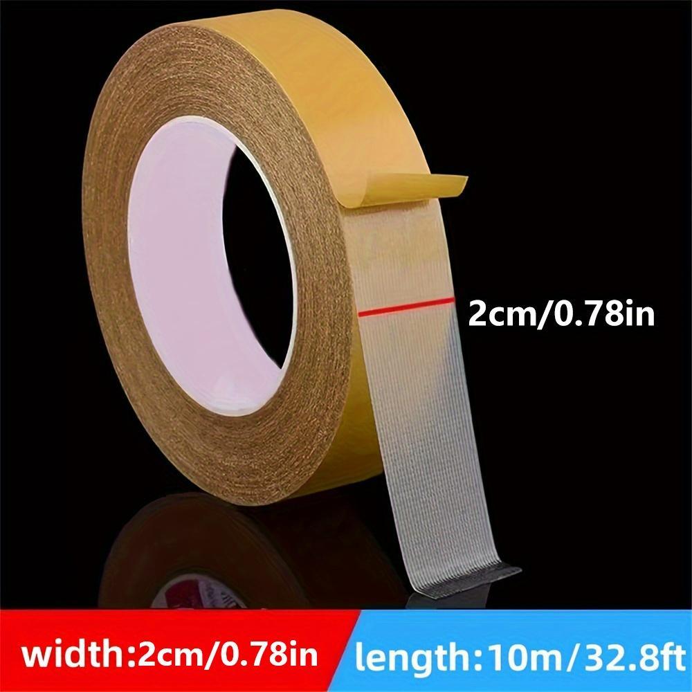 Super Strong Adhesive Fiberglass Mesh Double-Sided Tape - Transparent Heavy-Duty Fixing, Invisible Installation for Walls/Glass Seamless Durable Reinforced Backing, Ideal for DIY and Professional Wall Mounting, Item Securing and Bonding