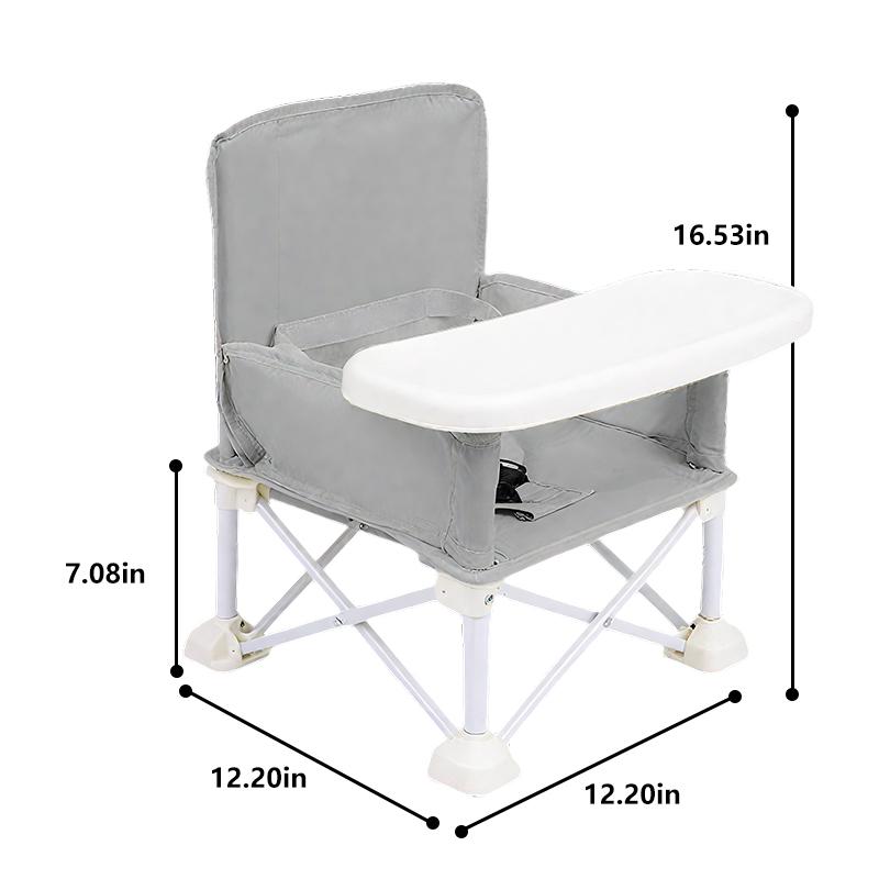 Portable Pop 'N Sit Booster ChairPortable Baby Booster Seat with Tray | Travel-Friendly, Easy to Clean & Secure | Perfect for Home, Beach, Camping, or Dining Out silla alta de bebe Lightweight washable high chair