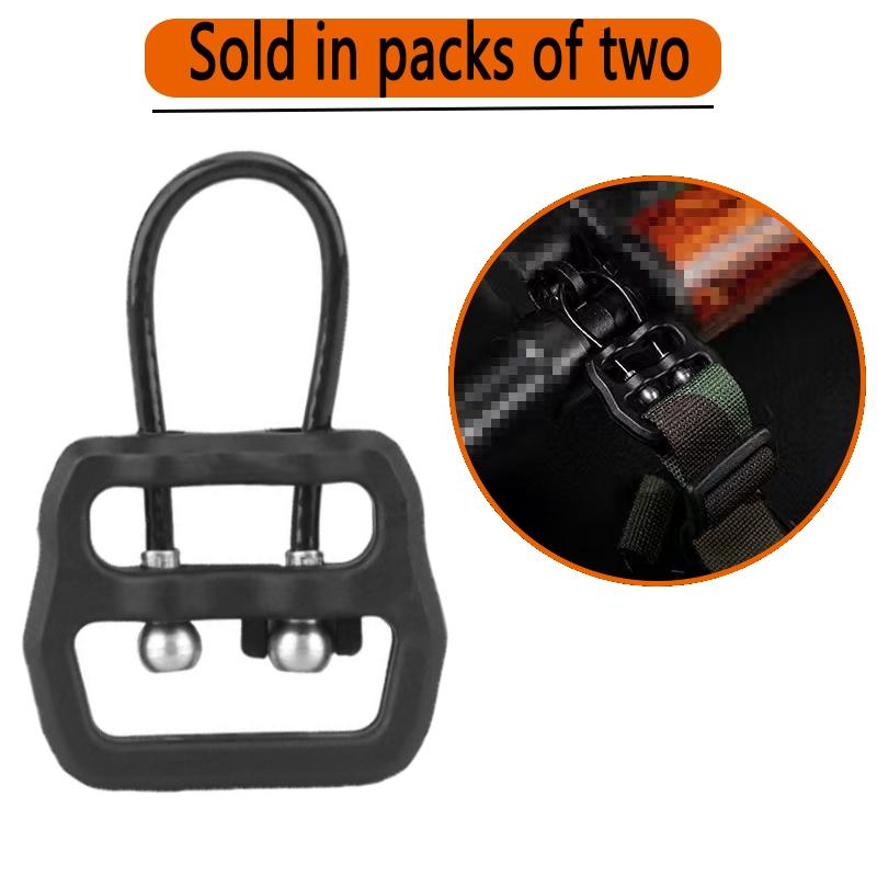 Ak Quick Release Buckle Tactical Rope Attachment, Fast Connect Strap Adapter Kit, 2 Pieces Per Pack, Essential Gear Accessories