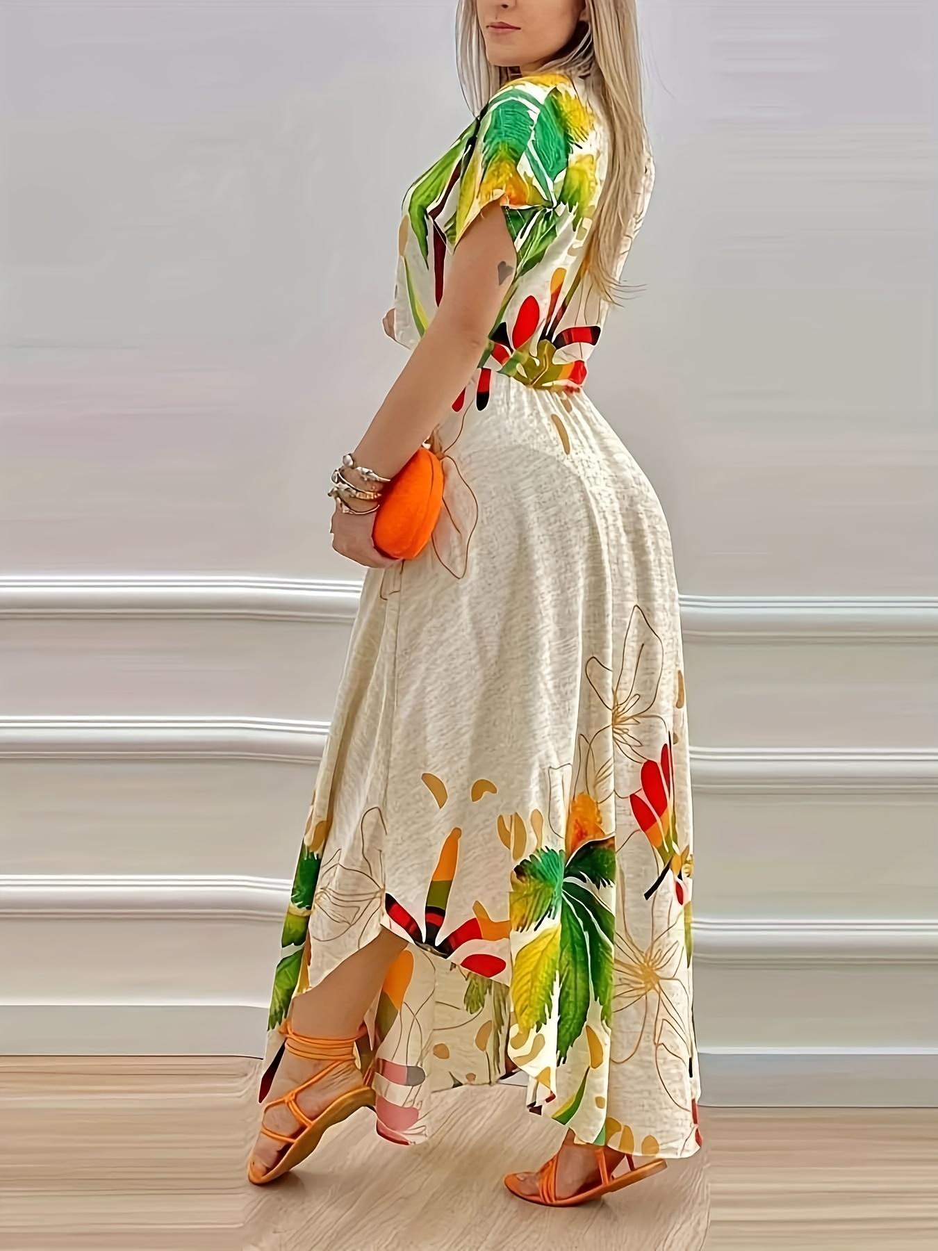 [Skirt Suit] New European And American Style Fashion Positioning Print Skirt Suit