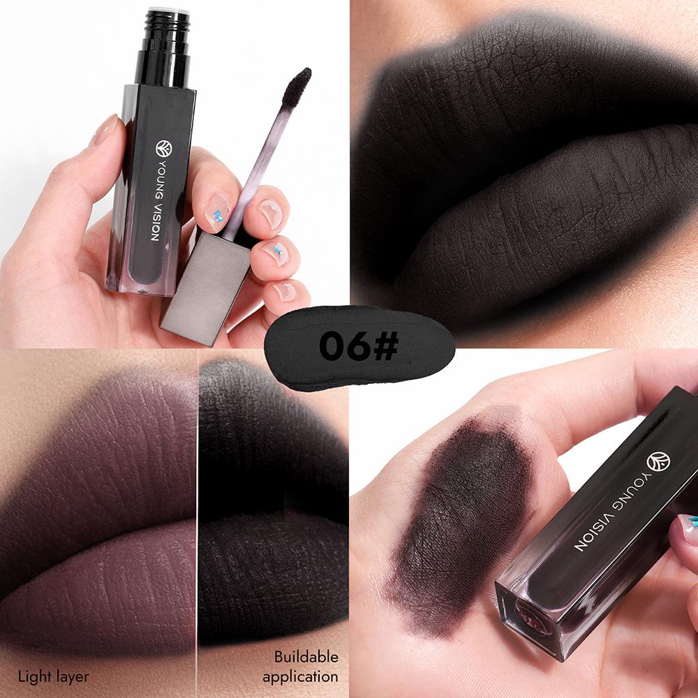 4pcs Halloween Facial Makeup Combination Set Gothic Style Black Lipstick Eyeliner Eye Shadow White Foundation Make-up Set Makeup Sets