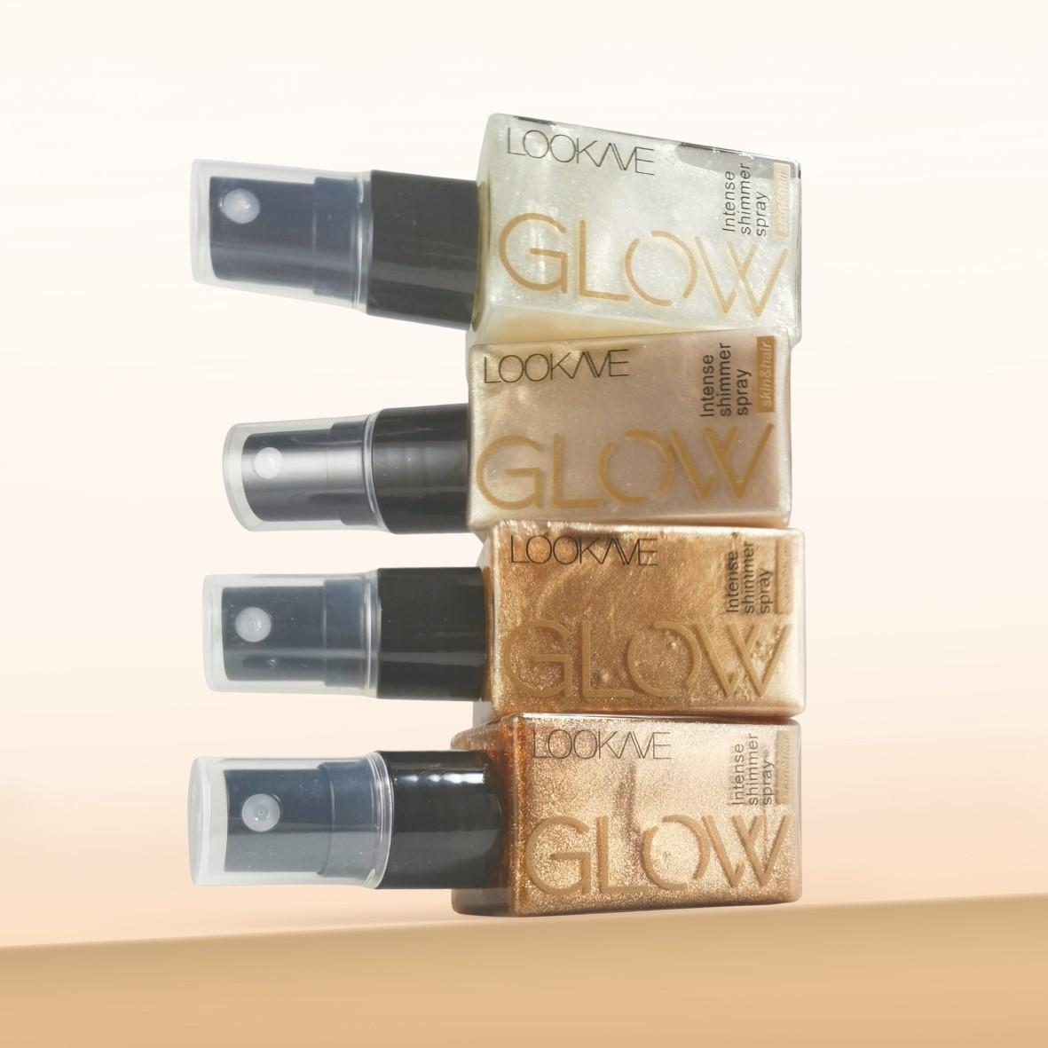 Brilliant Glittering Body Shimmer Spray, Face & Hair Highlighter Spray, 4 shades suitable for all skin tones