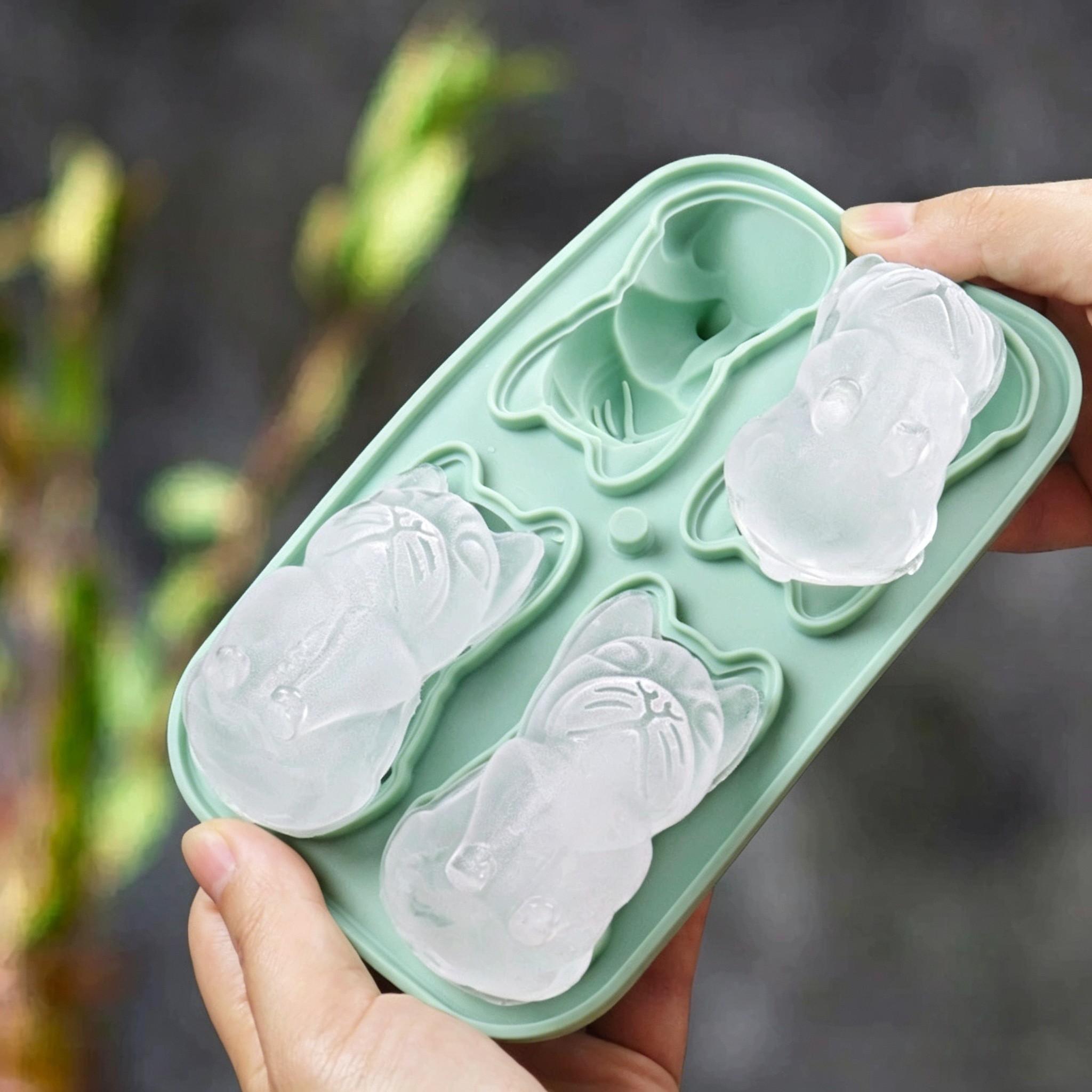 Silicone Ice Cube Tray Large Ice Blocks Whiskey Ice Balls DIY Food Grade High Capacity Ice Mold, Perfect for Home Use
