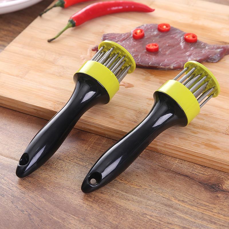 Stainless Steel Meat Tenderizer Needle Steak BBQ Kitchen Cooking Tool