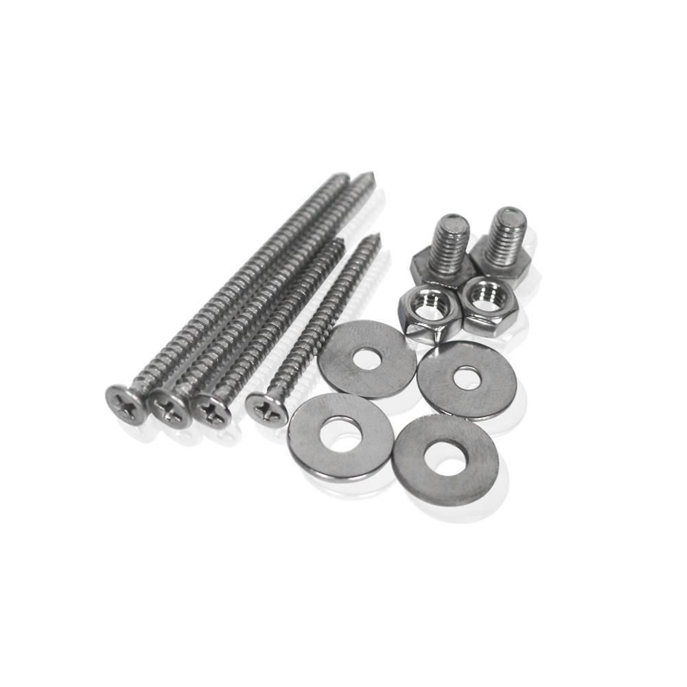 1pc No Drilling Required Front Bumper License Plate Mount Bracket Relocator Holder Kit For Ford Mustang 2015-2023 Car Accessories