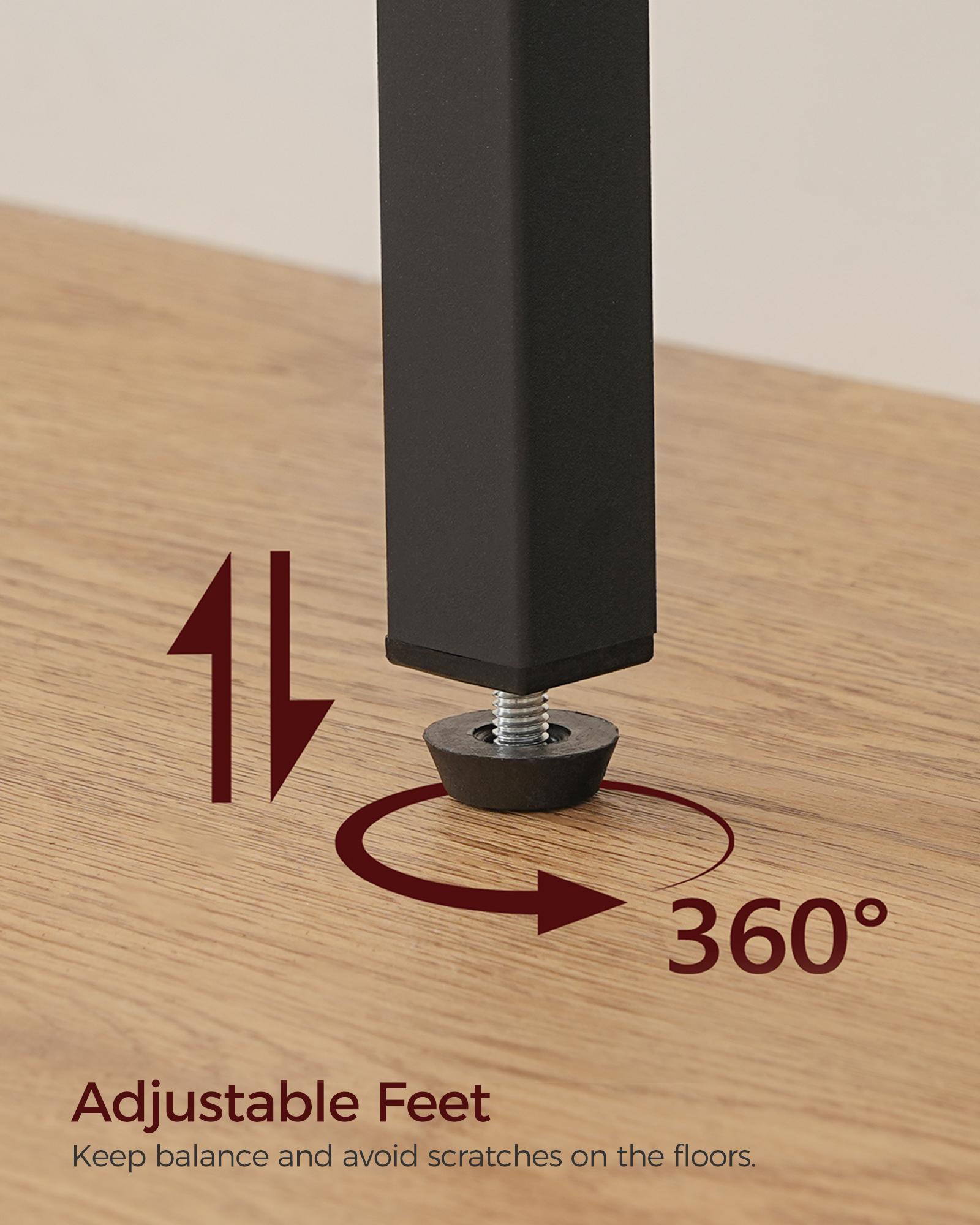 MAHANCRIS 5-Tier Rustic Brown Bookshelf, Bookcase, Anti-tipping Small Space Wooden Storage Shelf Organizer, for Living Room, Bedroom, Study, Balcony