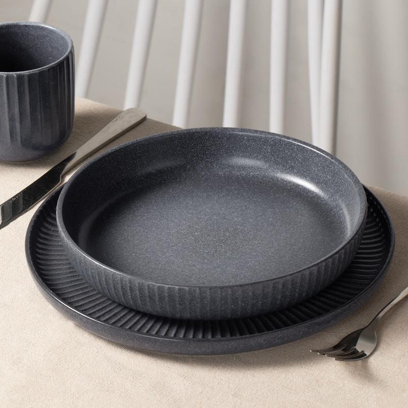 Starlight 4-Piece Stoneware Pasta Bowl Set