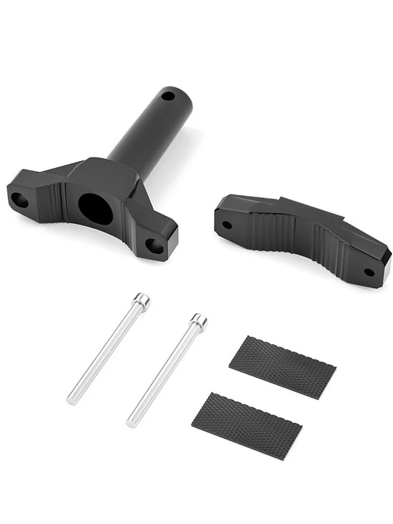 Universal Motorcycle Mount Light Shockproof Headlight Upgrade Kit, Motorcycle Parts, Easy Installation Multi-Model Fit Sturdy Durable Enhances Illumination Improves Ride Stability DIY Accessory for Enthusiasts All-in-One Bracket