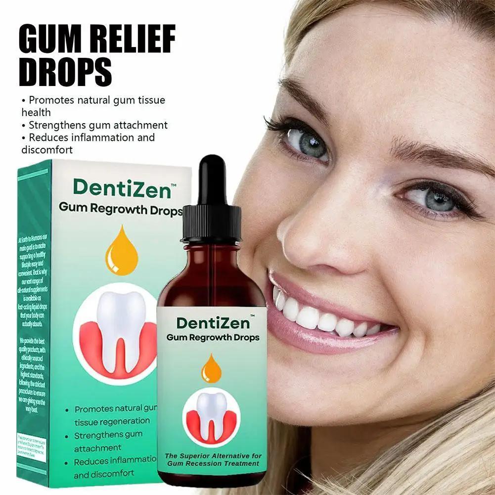 Gum Repair Drops Relieve Receding Gingival Swelling Gum Cleaning Care Oral Periodontal Hygiene Remove Yellow Remove Stain