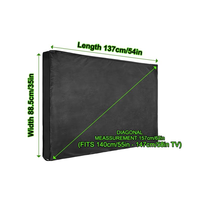 [Outdoor TV Cover] - Durable Reusable Universal TV Protective Cover, Weather-Resistant TV Screen, UV-proof & Rainproof for LED Screen, Compatible with Most Wall-mounted and Floor-standing TVs, All Seasons Perfect for Patio, Courtyard, or Deck Setup TV