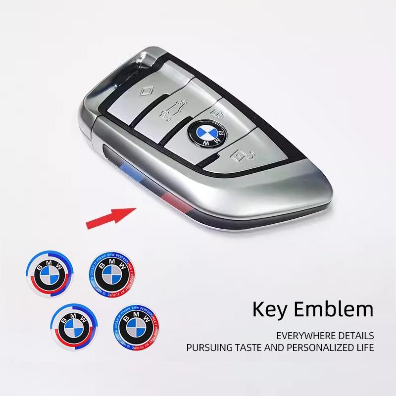 Car Stickers BMW Dedicated Key Shell Emblem Paster For BMW E46 E90 E60 F30 F10 E39 E36 F20 G20 G30 E92 E87 E91 X5 E70 F11 E30 F31 X3 F25 E61 E83 X1 E53 E87 F40 F32 E70 F36