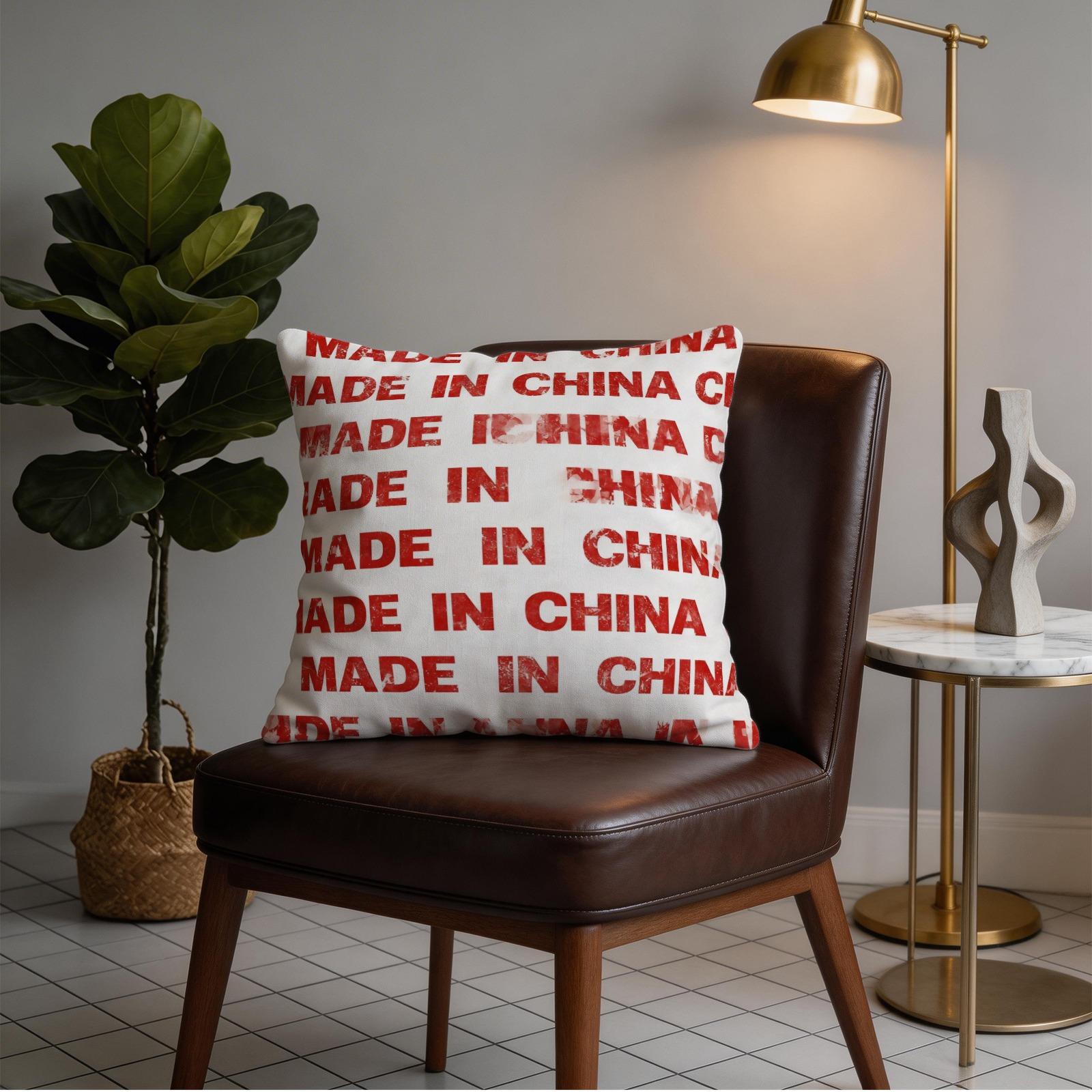 1 Pack Letter Themed Printed Throw Pillow, HD Digital Print Decorative Accent Pillow, Non-Fade Decorative Cushion for Couch & Bed, Minimalist Home Decor Pillow, 18×18 Inch