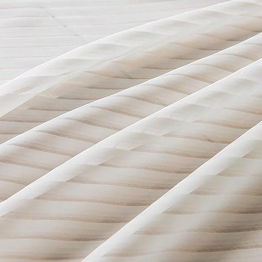 1pc Vertical Blinds Solid Color Stripe Pattern Sheer Curtain, DIY Window Blinds, Self-Adhesive Magic Tape, Easy Install Curtain, Scratch-Resistant, Dustproof, No Drilling, for Windows, Doors, Walls, Cabinets