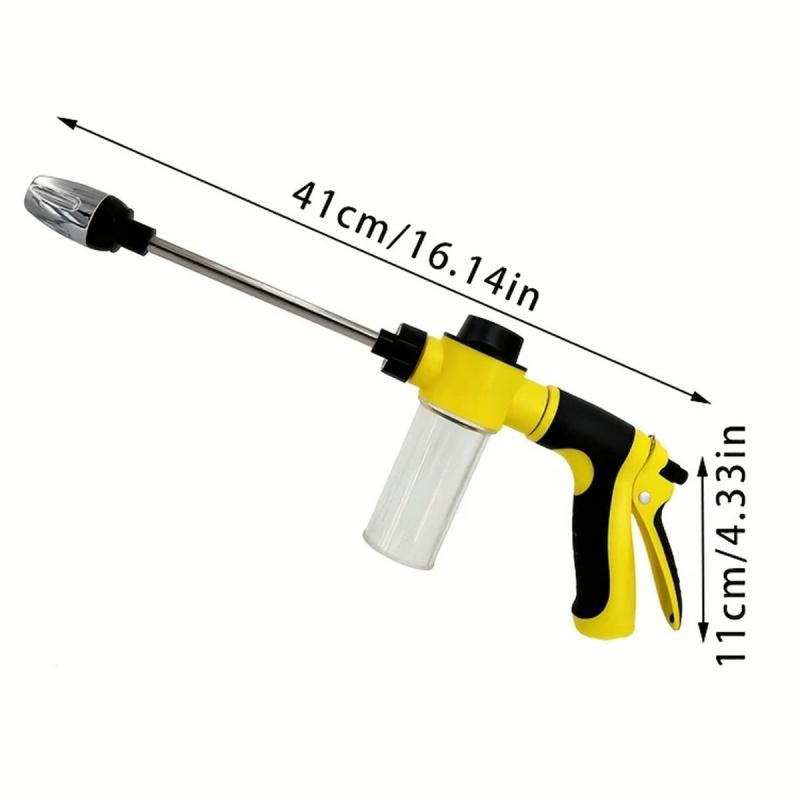 New Flexible Retractable Irrigation Hose - Magic Garden Hose with Spray Gun - High Pressure - Car Cleaning Tool - Plant Watering System with Adjustable Control Valve - Watering Nozzle - Gardening and Lawn Supplies