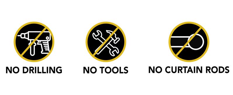 Deconovo French Door Curtain(1 Panel), Door Curtains for Door Window, Blackout Curtains for Bedroom, Sidelight Curtains for Door Window Curtains, Velcro Tie Up Curtains