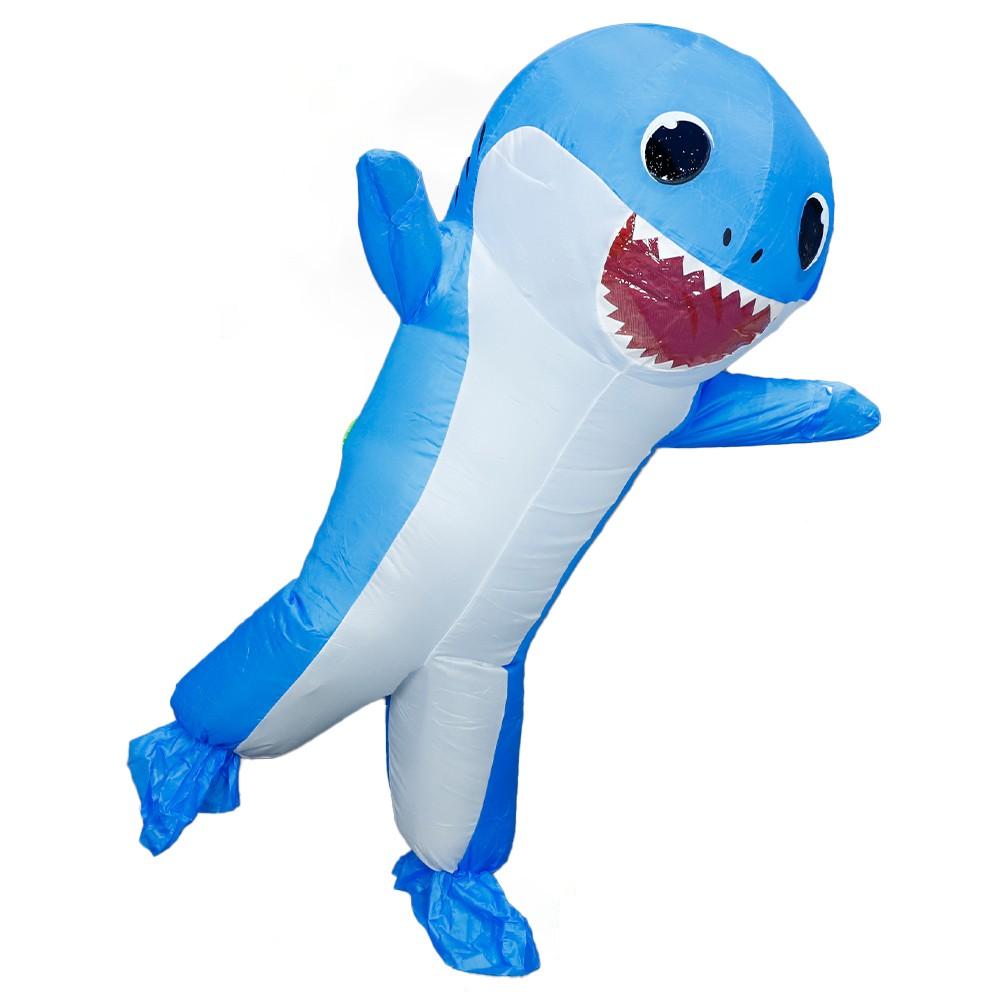 Adult Inflatable Shark Costume, Halloween Inflatable Shark, Fun Party Role Play Dress-Up Clothes, Model Dl0157, Party Apparel