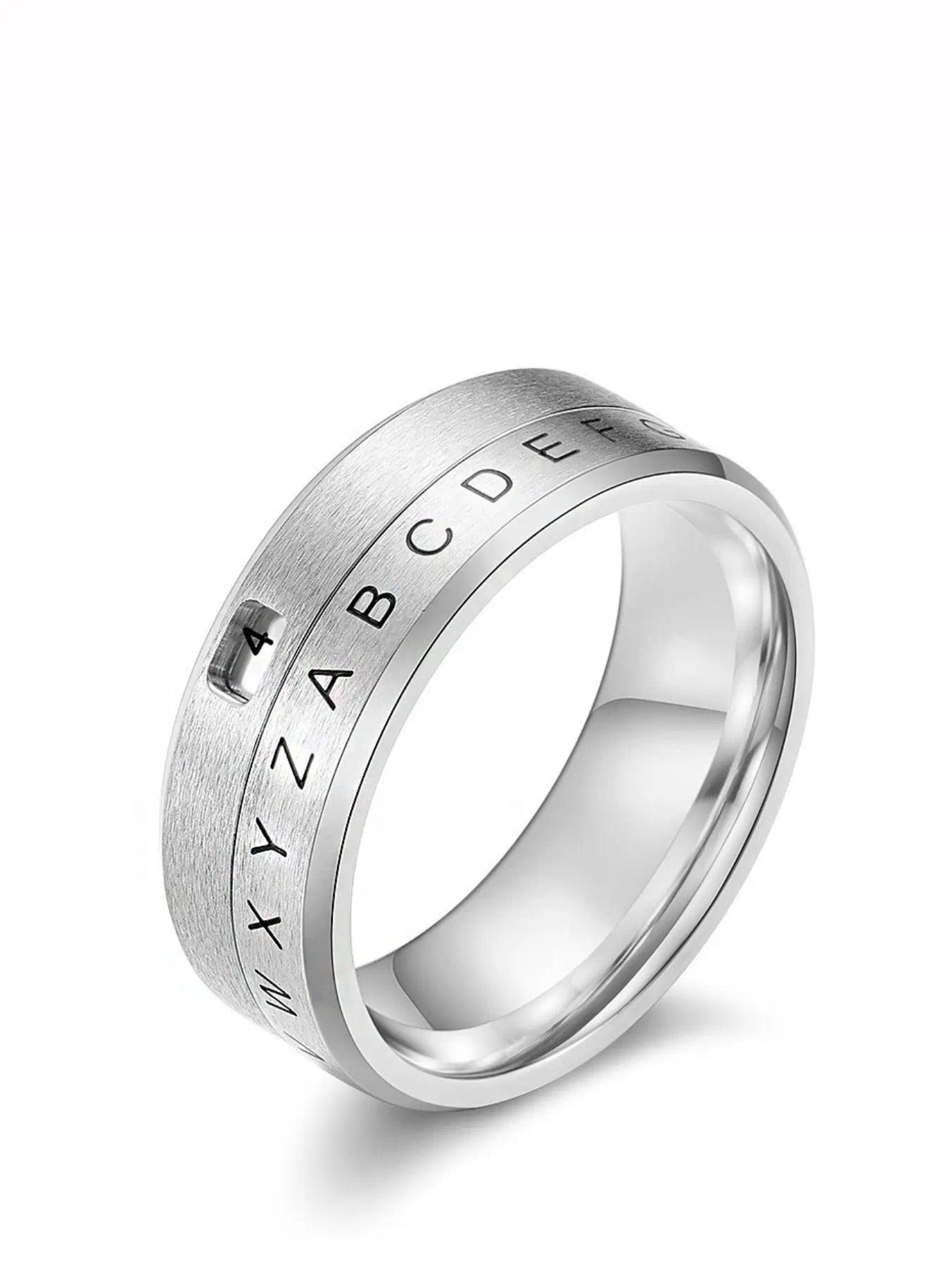 Technological Gadgets Gear Time Fidgit Spinner Man Emo Robot Knuckles For Men Fight Thumb Ring Stainless Steel Charm Jewelry