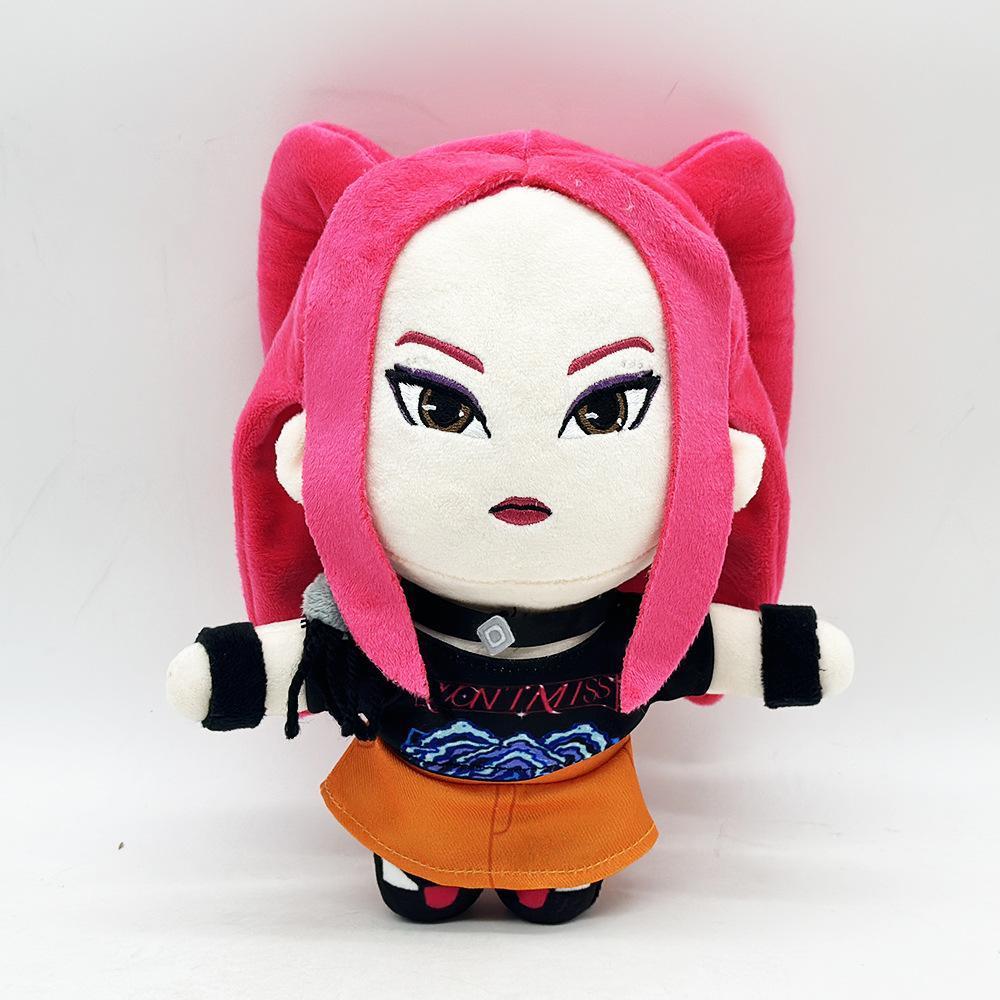 Kawaii Kpop Demons Hunters Plush Toys Rumi Zoey Mira Soft Cute Toys Stuffed Dolls For Fans Kid Christmas Halloween Gift Home Dec
