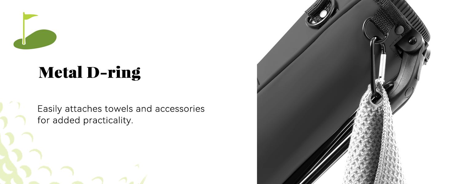 UNIHIMAL Small Par 3 Golf Bag Lightweight Synthetic Leather —Easy to Carry and Durable Pitch n Putt Golf Bag for Men & Women, Waterproof Design UNIHIMAL Small Par 3 Golf Bag Lightweight Synthetic Leather —Easy to Carry and Durable Pitch n Putt Golf Bag for Men & Women, Waterproof Design