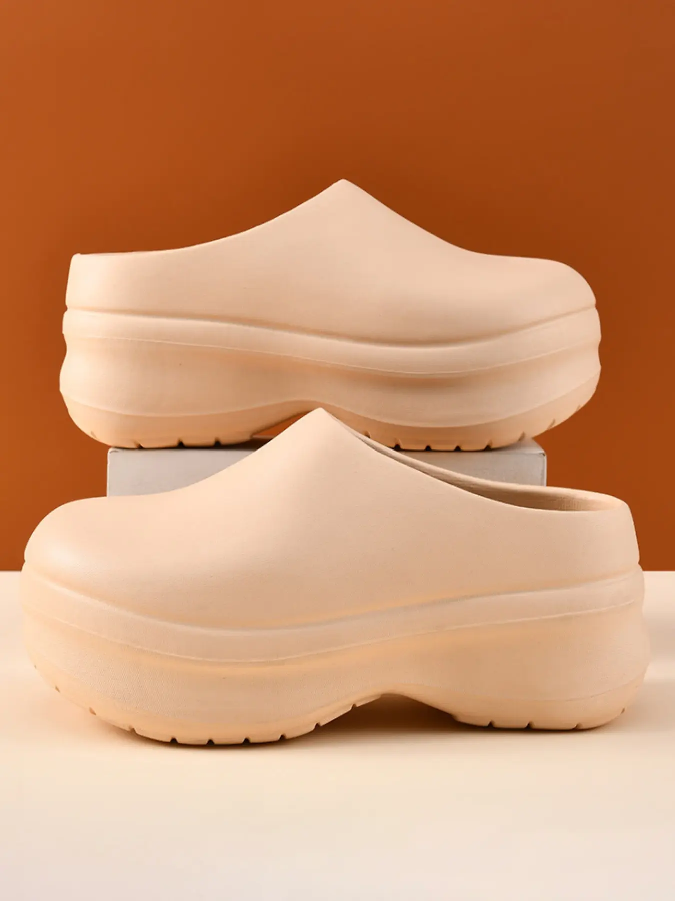 Women's Thick Sole Fashion Hole Shoes, Chef Shoes with Soft Cushioning Insole, Winter Casual Slippers for Women, All Season Wear, EVA Beach Slippers, Thick Bottom Slippers, Ladies Slippers, Thick Cushioned Slippers, Thick Soled Slippers