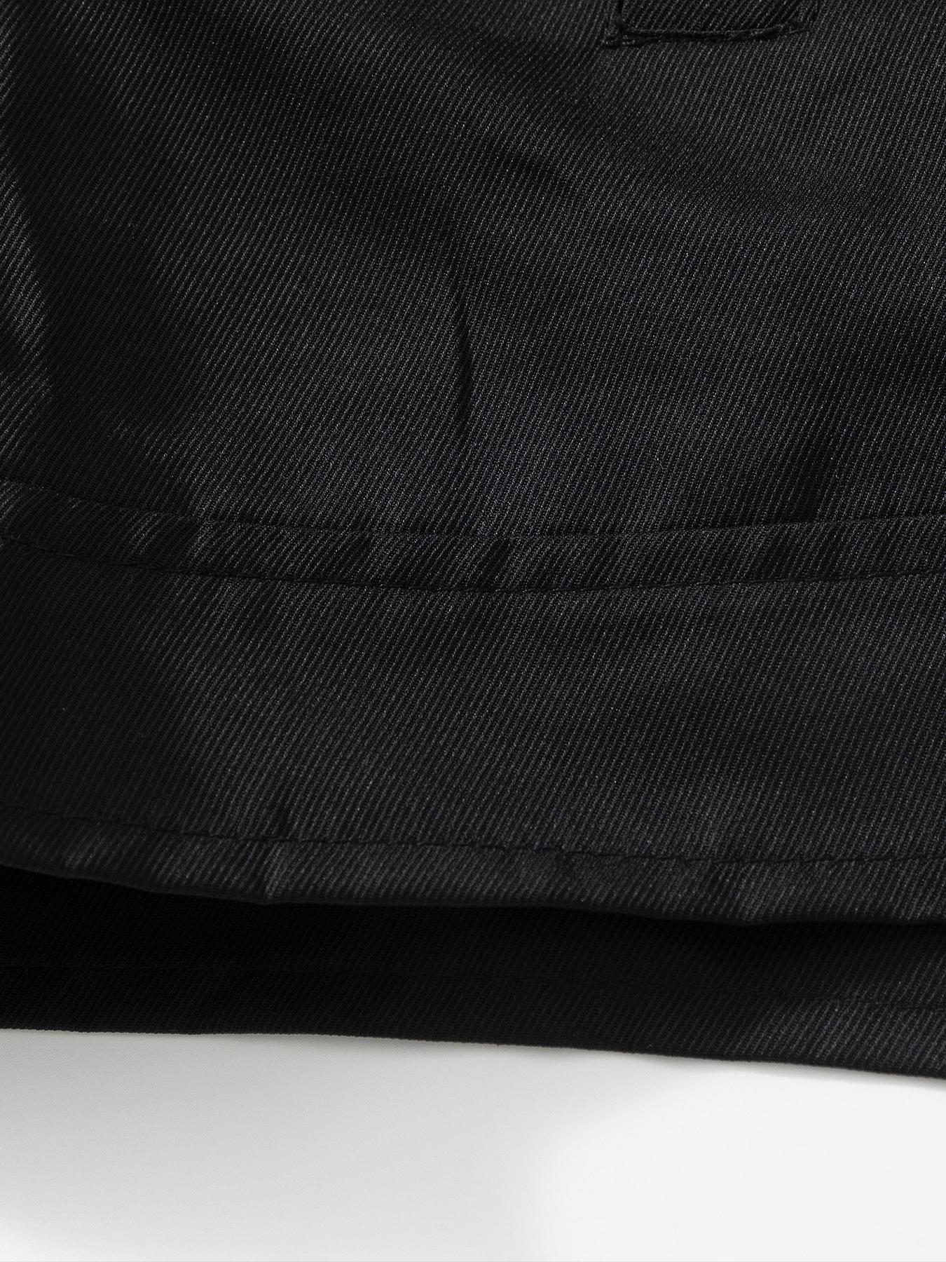 Men's Spring and Autumn Lightweight Jacket - Simple Office Solid Color Casual Jacket, Zipper Closure - Collar Design, Machine Washable, Polyester Fiber, Suitable for Daily Leisure, Work, and Formal occasions