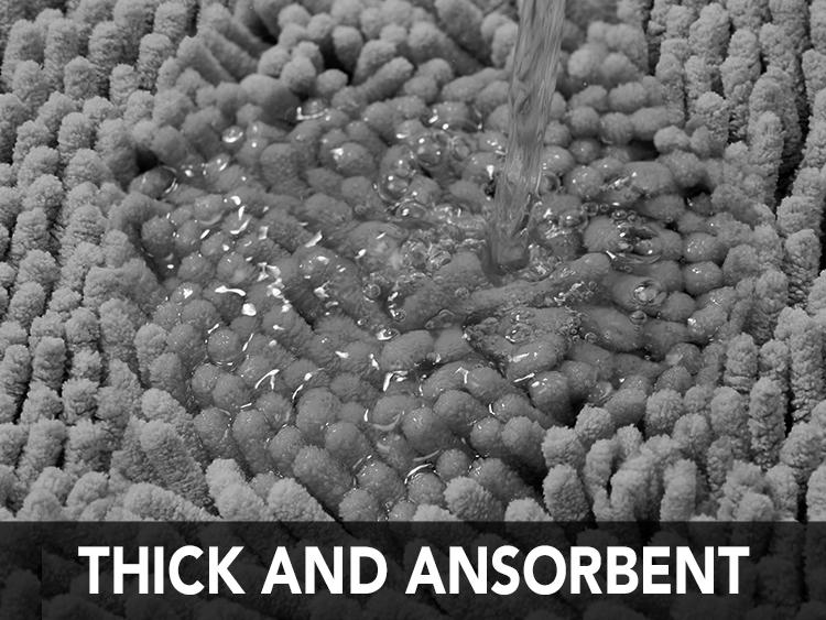 Deconovo Bath Rug, Soft Absorbent Shaggy Bath Mat, Machine Washable, Non-Slip Plush Carpet for Bathroom, Tub, Shower, Pet-Friendly