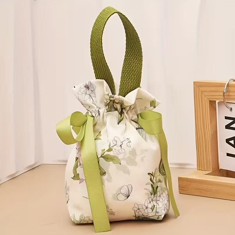 reusable durable canvas bundle gift bag-elegant storage bag, suitable for jewelry, candy, party gifts, wedding decorations, Christmas, Valentine's Day and Spring Festival gifts.