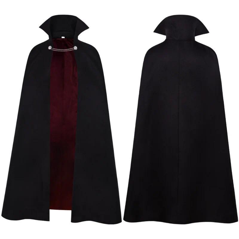 Unisex Size Anime Mavis Dracula Transformania Cosplay Full Set, Polyester 3PCS Top+Pants+Cloak, Character Look Costume for Halloween Carnival (Men's Special Occasion Wear)